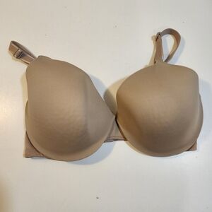 WARNERS Women's Tan Padded Underwired  Bra Size 36D